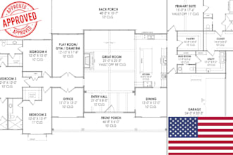 review sign and seal architectural plan, engineering drawing for ga il sc texas