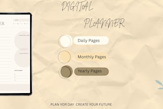 design digital daily planner