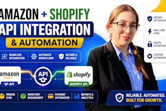 develop amazon sp api integration shopify api sellers vendors payment automation
