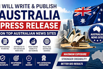 write and publish australia press release on top australian news sites