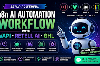 build n8n ai automation workflow n8n ai agent with vapi retell go high level