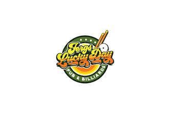 design high end bar and pool hall brand logo
