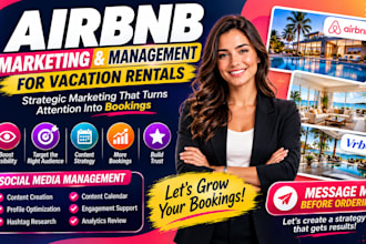 airbnb marketing and management vacation rentals to increase booking, airbnb SEO