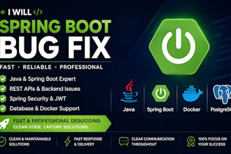 debug and fix your java spring boot application