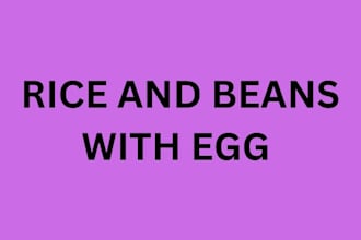 do rice and beans with egg