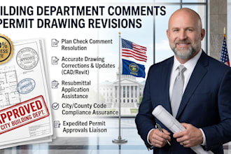 address city building department comments and revise permit drawings