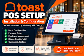 do toast pos setup installation restaurant pos configuration