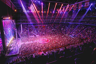 create 3d event design for concert, exhibition, wedding, festival and stage