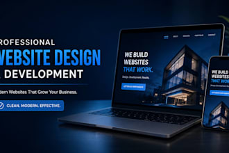 desgin and devolop a professional business website