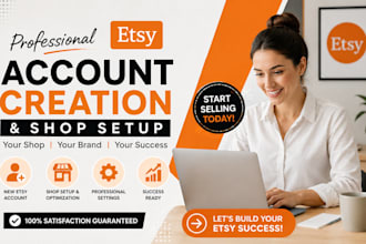 do etsy account creation, unsuspendable etsy seller account, etsy listing
