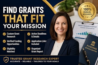 research and find grants for your nonprofit or business