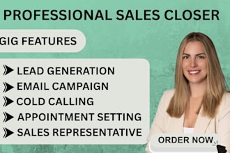 sales closer sales representative cold calling  lead generation salesperson