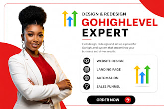 gohighlevel landing page gohighlevel website design go high level expert