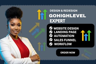 gohighlevel landing page gohighlevel website design go high level expert