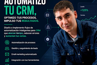 automate your hubspot or pipedrive CRM flows and reports