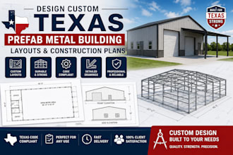 design custom texas sipshop metal building layouts and construction plans