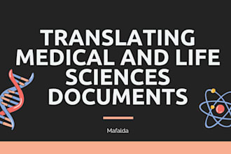 translate medical and life sciences documents