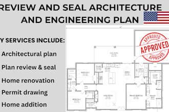 review sign seal permit plans and engineering drawings for georgia, il co, texas