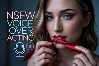 record female nsfw voice over, anime voice acting, asmr and erotic audio