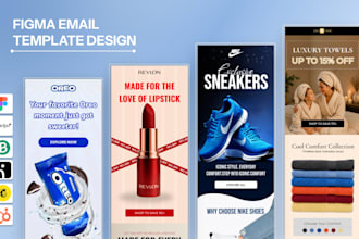design figma email templates for klaviyo and mailchimp