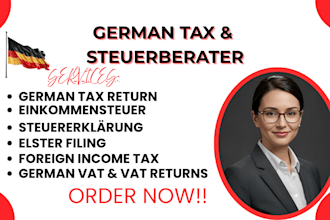 be german steuerberater for tax returns foreign income trusts and elster filing