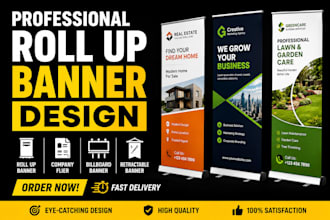 do professional roll up design company flier retractable flier billboard banner