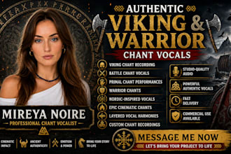 perform viking chant, battle chant, primal chant, warrior chant, nordic chant