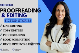professionally proofread, edit and format your book for publication