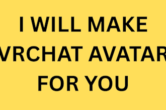 create vrchat avatar for you