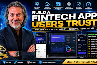 develop fintech app, payment gateway digital wallet and mobile neobank app