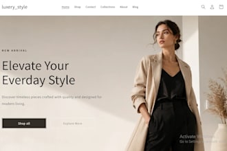 customize shopify theme and build responsive shopify store