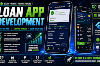 mobile loan app development, loan leads, loan app, crypto wallet app flutter app