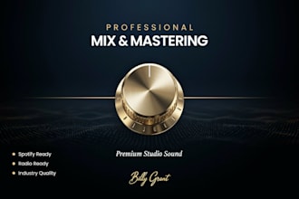professionally mix and master your song for spotify and apple music