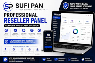 build reseller panel dream4k, zen4k, strong8k, trex, with fully rebranding