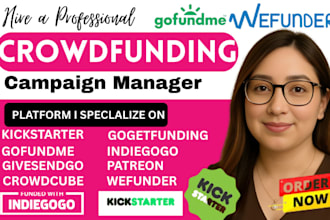 create gofundme crowdfunding campaign and fundraising strategy