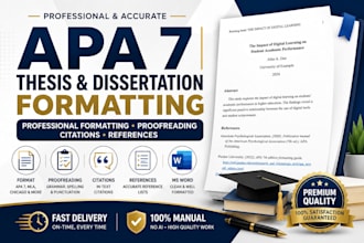 format your apa 7 paper, references, and citations professionally