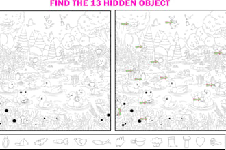 make hidden object and spot the difference puzzles