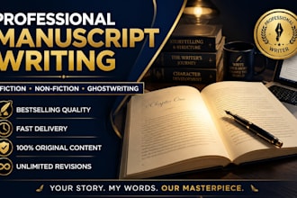 write, edit, or polish your book manuscript professionally
