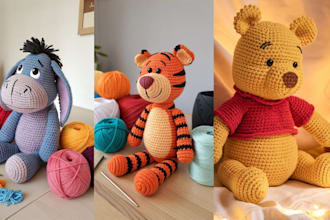 design custom amigurumi crochet patterns