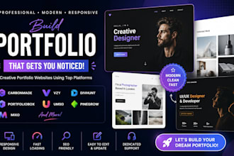 build carbonmade vzy divhunt portfoliobox umso pinegrow mixo portfolio website