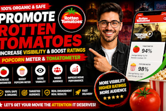 promote rotten tomatoes movie, increase visibility porconmeter and tomatometer