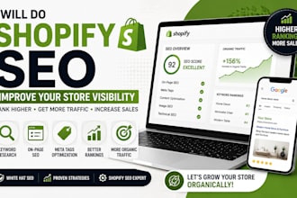 do shopify SEO to improve your store visibility and