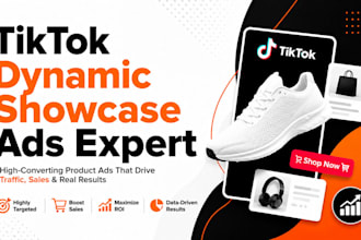 tiktok dynamic showcase ads setup for shopify catalog sales and retargeting