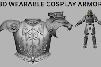3d cosplay creation wearable 3d armor cosplay armor cosplay mask model printing