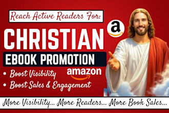 christian book promotion, bible story spiritual ebook marketing to boost sales