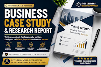 write a professional business case study or research report