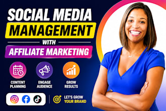 your instagram social media manager for content and amazon affiliate marketing