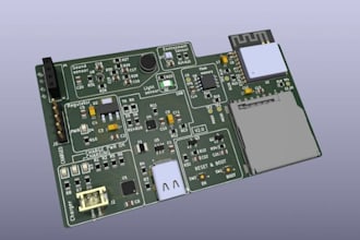 design custom industrial automation pcb with esp32, iot and embedded firmware