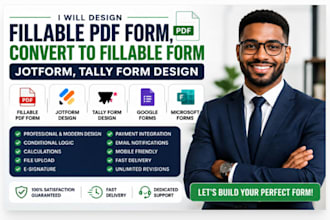 design fillable pdf form convert to fillable form jotform tally form