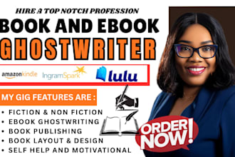 be your nonfiction ghostwriter ghostwriter and book editor